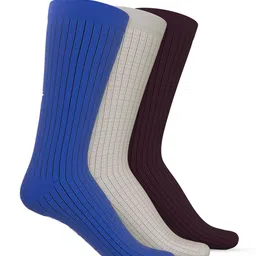 TalkingSox Unisex Pack Of 3 Striped Durable Moisture Wicking Calf Length Socks image 1