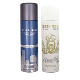Police Men & Women Set of 2 Deodorants - Light Blue + To Be Queen - 200ml each-image-50