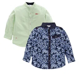 TONYBOY Boys Multicoloured Premium Floral Printed Casual Shirt-picture-13