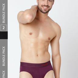 UnderJeans by Spykar Men Pack of 2 Basic Briefs-picture-24