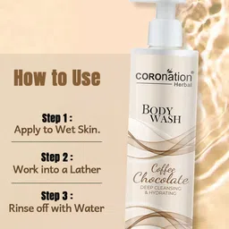 COROnation Herbal Set Of 2 Coffee & Chocolate Body Wash 250ml Each image 2