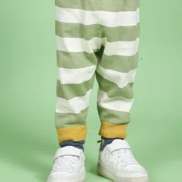 Greendeer Kids Pack Of 2 Striped Cotton Joggers image 3