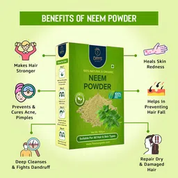 7daysnatural 7 DAYS Set of 2 Natural & Organic Neem Powder for Dandruff - 100 g each image 3
