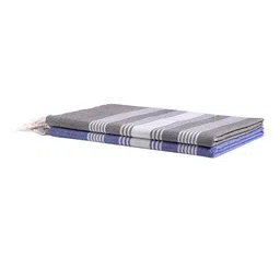 Arrabi Set Of 2 Striped 210 GSM Cotton Bath Towels image 5