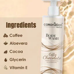 COROnation Herbal Set Of 2 Coffee & Chocolate Body Wash 250ml Each image 4