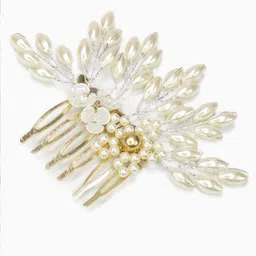 VAGHBHATT Beaded Bridal Hair Comb Pin image 3