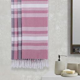 Arrabi Set Of 4 Striped 210 GSM Cotton Bath Towels-picture-15