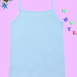 NUSYL Girls Pack Of 4  Cotton Camisoles image 3