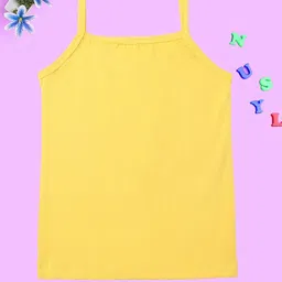 NUSYL Girls Pack Of 4  Cotton Camisoles image 4
