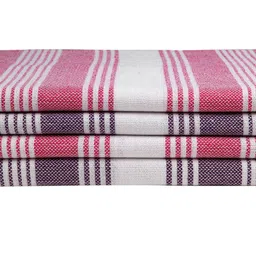 Arrabi Set Of 4 Striped 210 GSM Cotton Bath Towels image 4