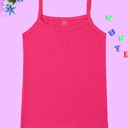NUSYL Girls Pack Of 4  Cotton Camisoles image 5