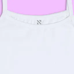 NUSYL Girls Pack Of 4  Cotton Camisoles image 2