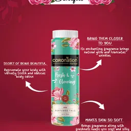 COROnation Herbal Set of 6 Perfumed Talc 100 g Each - Lavender + Rose + Cool Mint image 4