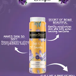 COROnation Herbal Set of 6 Perfumed Talc 100 g Each - Lavender + Rose + Cool Mint image 3