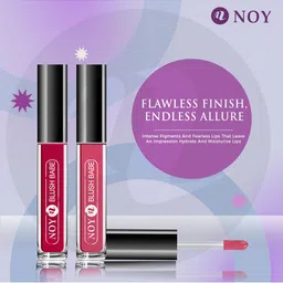 NOY Set Of 4 Blush Babe Waterproof Liquid Matte Lipsticks 4ml Each- Shades 03+ 05+ 06+ 07 image 3