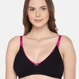 Inner Sense Black Organic Cotton Antimicrobial Sustainable Soft Nursing Bra  IMB003C-picture-27