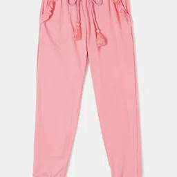 Jockey Girls Super Combed Cotton Elastane Stretch Slim Fit Joggers With Side Pockets image 1