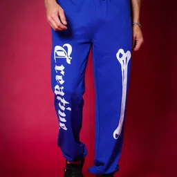 WEARDUDS Men Typography Printed Relaxed Fit Mid Rise Joggers-picture-17