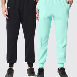 FFLIRTYGO Men Pack Of 2 Fleece Slim Fit Joggers-picture-8