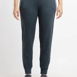 Status Quo Women Navy Blue Solid Joggers-picture-13