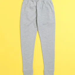 NUSYL Kids Grey Printed Joggers image 3