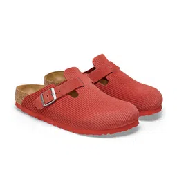 Birkenstock Unisex Boston Suede Embossed Narrow Width Clogs-image-21