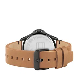 Tommy Hilfiger Men Black Dial & Brown Leather Straps Analogue Watch TH1791906 image 4