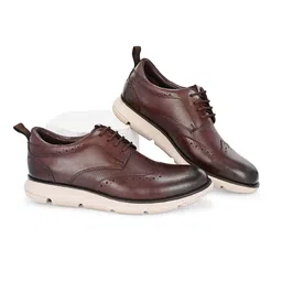 Harrykson London Men Leather Round Toe Lightweight Brogues-picture-12