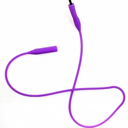 saz dekor Silicone Eyeglasses Strap Glasses Sunglasses Sports Band Cord Holder Purple|Sunglass For Woman With Storage Box, Trending, Stylish & Durable Sunglasses, Lightweight Large Frame for Woman| image 4