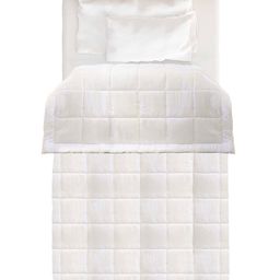 MYTRIDENT White AC Room 120 GSM Single Bed Reversible Comforter-picture-33