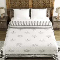 BLOCKS OF INDIA Ethnic Motifs AC Room 150 GSM Double Bed Dohar image 2