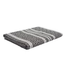 Trance home Linen Aztec Black 210 GSM Pure Cotton Reversible Double Bed Size Dohar image 4
