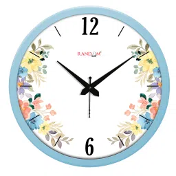 random Tic Toc Multicolour Plastic Wall Clock image 2