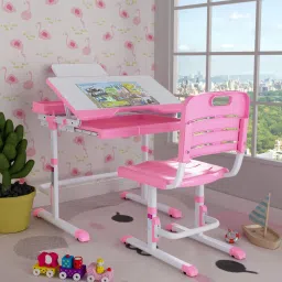 alex daisy Universal Infant Desk in Pink & White Colour with image 1