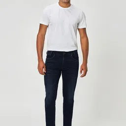 Mufti Men Tapered Fit Light Fade Stretchable Clean Look Jeans image 3