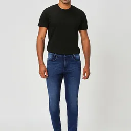 Mufti Men Tapered Fit Heavy Fade Stretchable Clean Look Jeans image 2