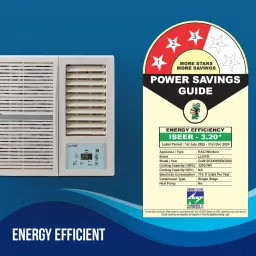 LLOYD 1 Ton 3 Star Window AC (2023 Model, Copper Condenser, GLW12C3XWSEW) image 5