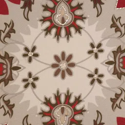 Red Traditional Poly canvas 20 x 20 Inches Cushion Cover by Zeba image 5