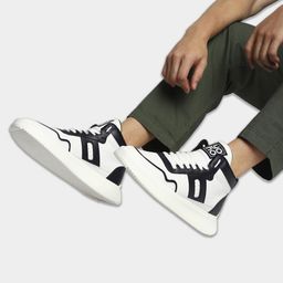yoho Men Mid Top Colourblocked Lightweight Memory Foam Insole Basics Sneakers-picture-33