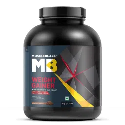 MuscleBlaze Weight Gainer with Added Digezyme,  6.6 lb  Chocolate -picture-13