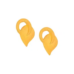 BHIMA 22K BIS Hallmark (916) Yellow Gold Crafted Stud Earrings-picture-21