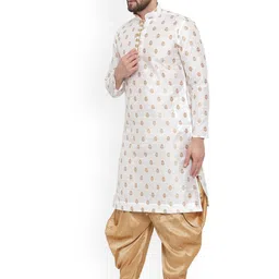 Larwa Ethnic Motifs Woven Design Kurta with Dhoti Pants image 2