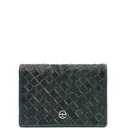 Eske Unisex Geometric Textured Leather Card Holder-image-92