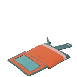 SILVIANO Unisex Textured Leather Card Holder image 4