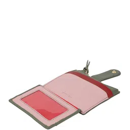 SILVIANO Unisex Textured Leather Card Holder image 4