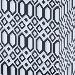 OBSESSIONS Black & White Textured Toilet Brush With Holder image 2