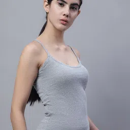 FBAR Ribbed U-Neck High Quality Cotton Camisoles image 4