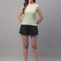 Friskers Pack Of 2 Cotton Shoulder Straps Camisoles image 3