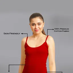 FBAR Pack Of 2 Non-Padded Pure Cotton Camisoles image 4