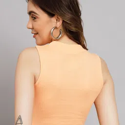 GUTI Pack Of 2 Ribbed Sleeveless Casual Crop Tops image 4